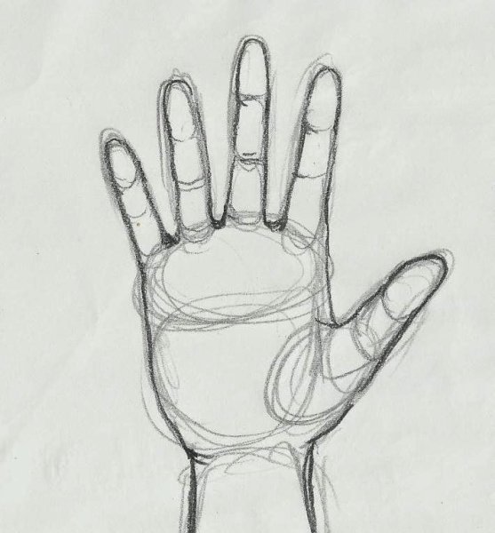 Рисование ладонью