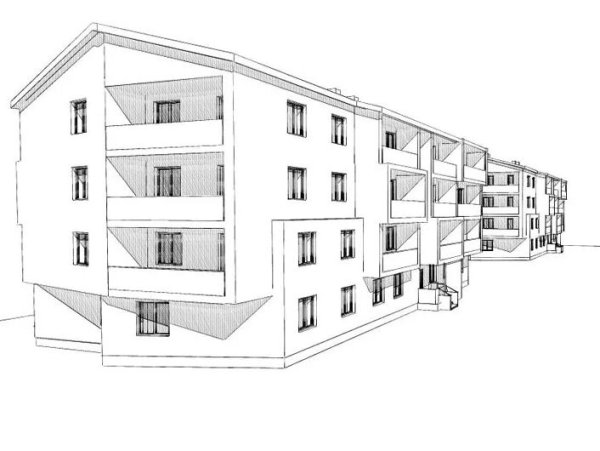 Эскизы многоквартирных домов
