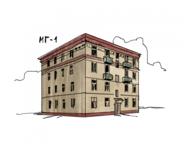 Панельный дом сталинка