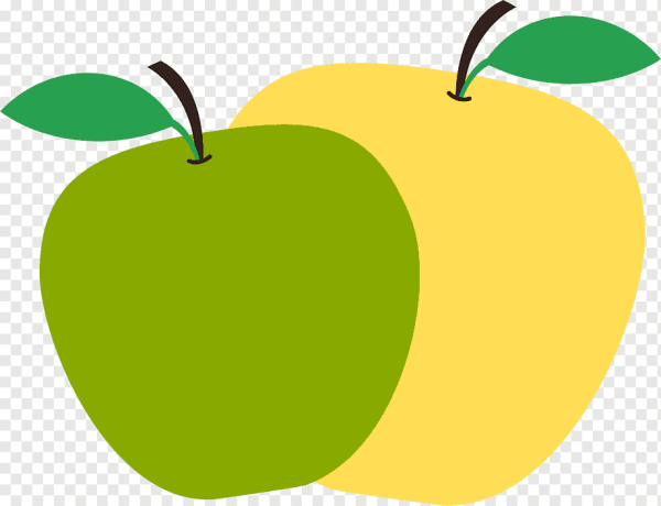 Яблоко векторное изображение