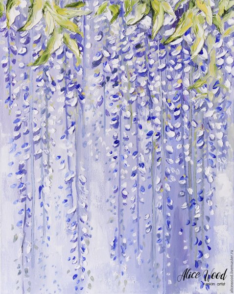 Ринат Анимаев картина Глициния