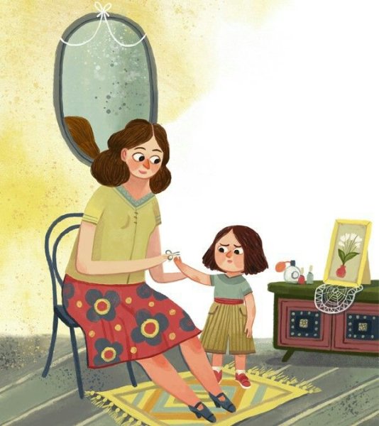 Мама дома рисунок