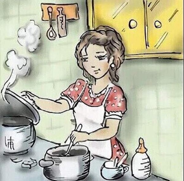 Моя мама готовит