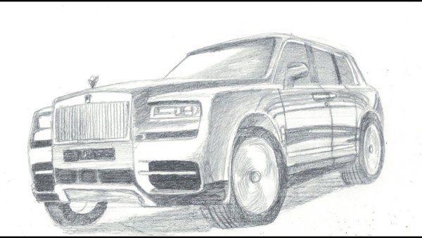 Роллс Ройс Куллинан чертеж