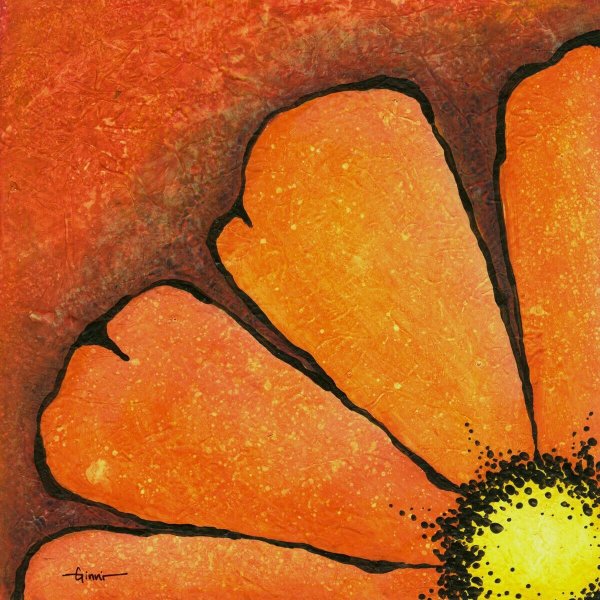 Оранжевый рисунок