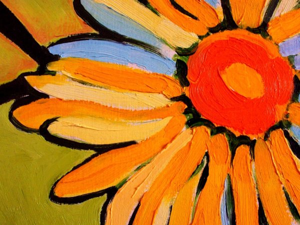 Картины в оранжевых тонах