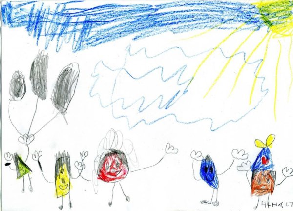 Детские рисунки Каляки маляки