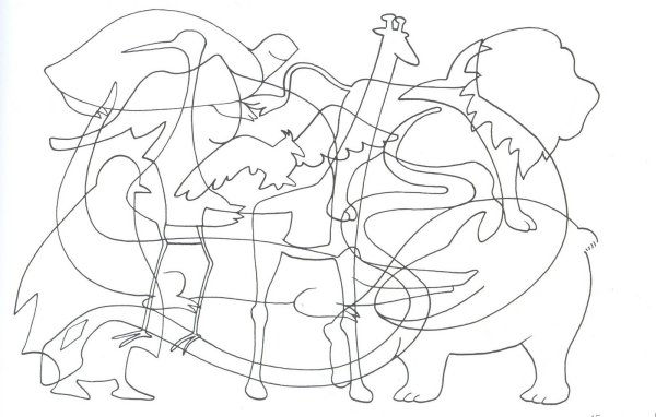 Зашумлённые изображения для дошкольников 4-5 лет