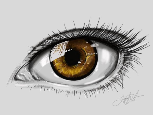 Нарисованный зрачок