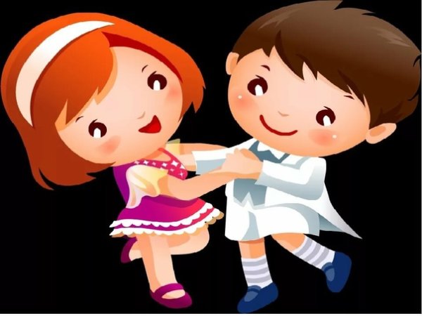 Мальчик и девочка танцуют