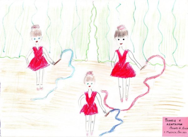 Танцующие дети рисование старшая группа