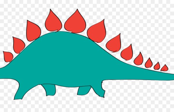 Раскраска динозавр Стегозавр