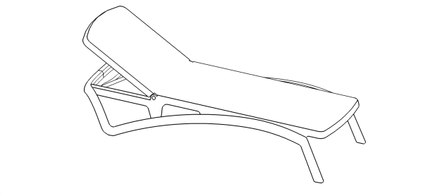 Кресло лежак