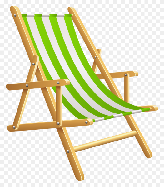 Лежак на прозрачном фоне