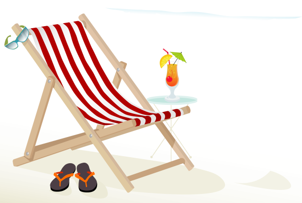 Лежак пляжный нарисовать