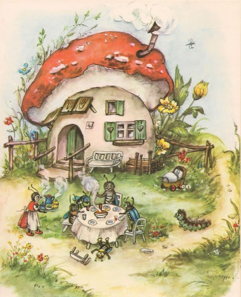 Лесная избушка братья Гримм