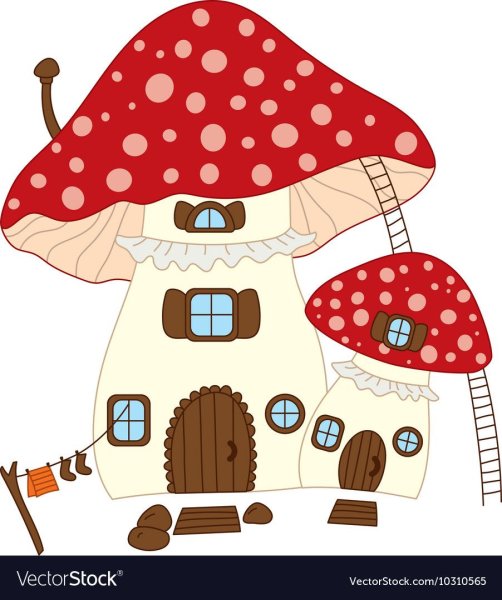 Домики грибочки