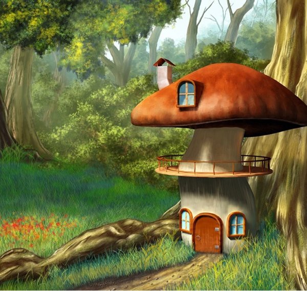 Домик - грибок