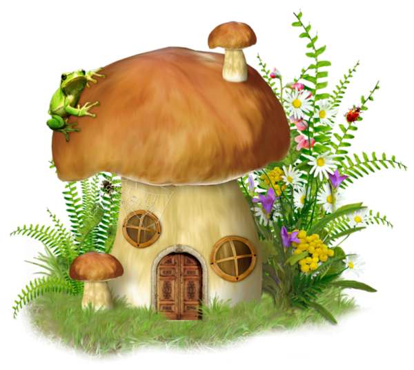 Домики грибочки