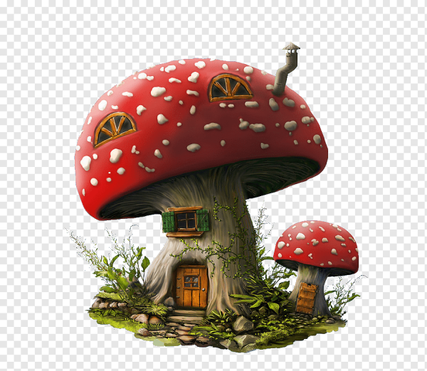 Сказочный домик мухомор