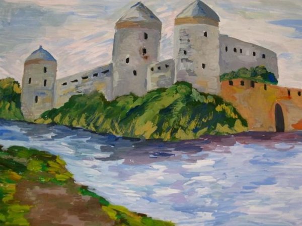 Крепость рисунок