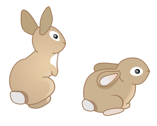 Векторное изображение зайца