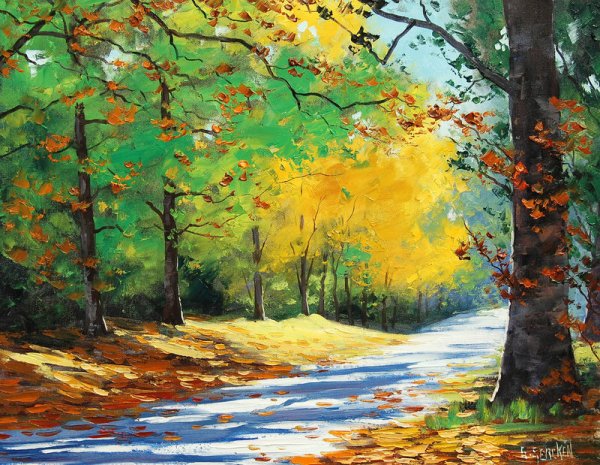 Осенний пейзаж Грэм Геркен