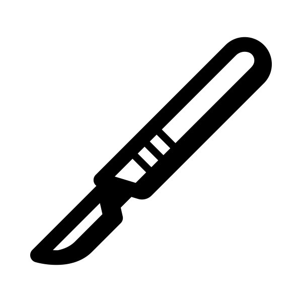 Скальпель иллюстрация