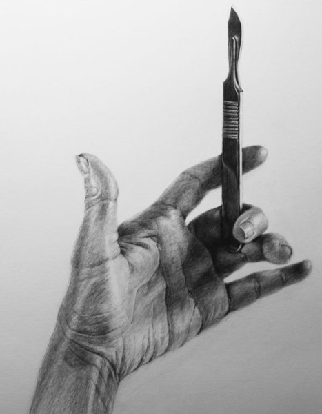 Скальпель без фона