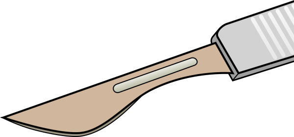 Скальпель контур