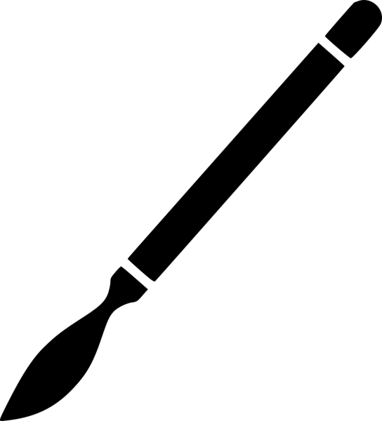Кисть скальпель