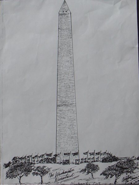 Памятник карандашом