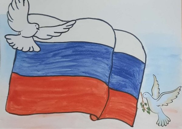 Рисунок моя Россия