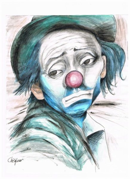 Набросок клоуна