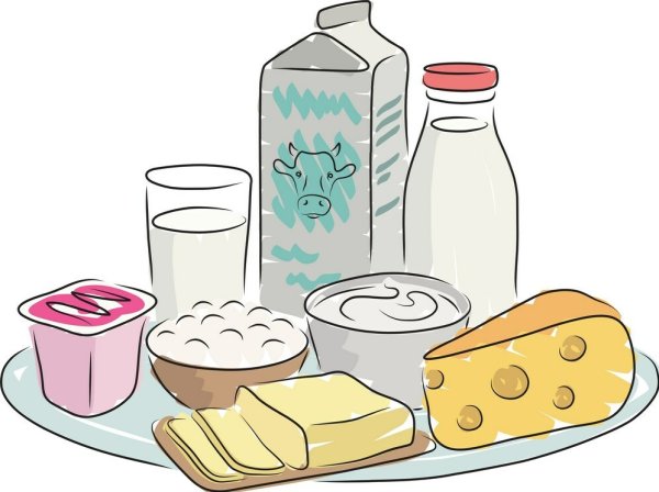 Молочная продукция вектор