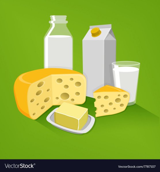 Рисунки молочных продуктов