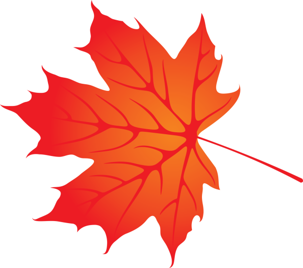 Листики осенние кленовые