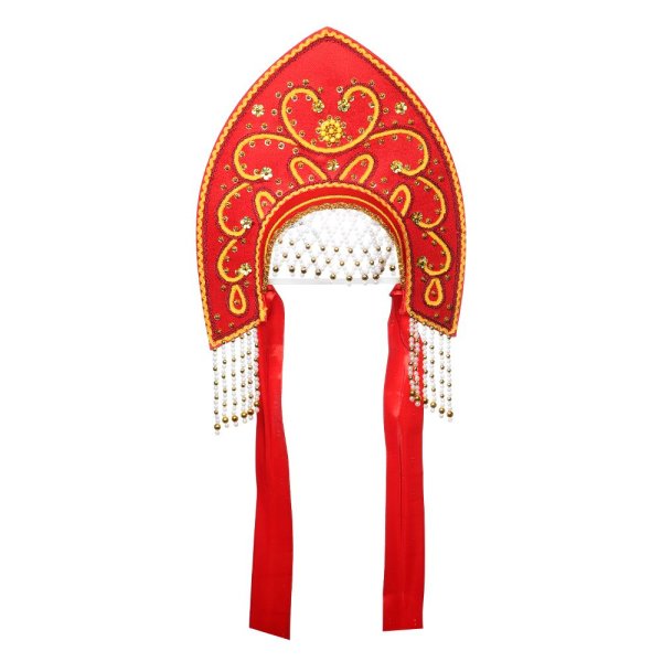 Кокошник древней Руси рисунок