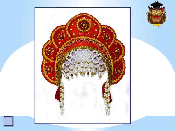 Кокошник рисунок