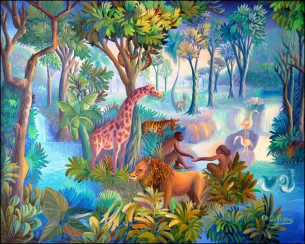 Анри Руссо картина ева в Эдемском саду