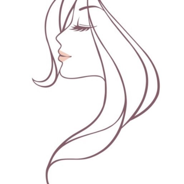 Силуэт женского лица