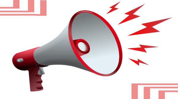 Громкоговоритель на прозрачном фоне