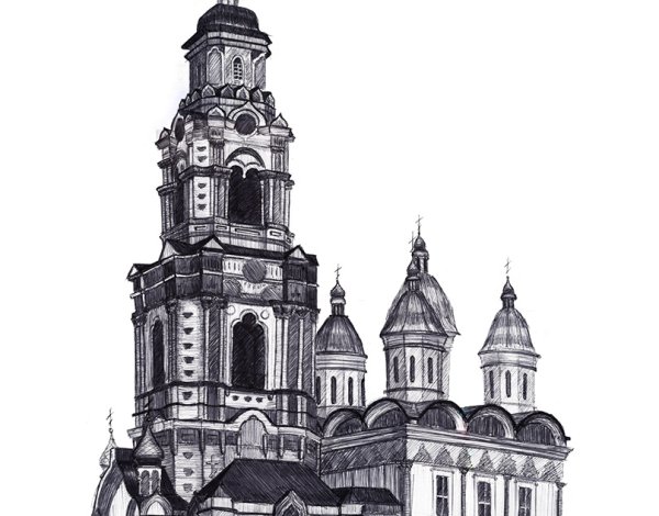 Астраханский Кремль вектор