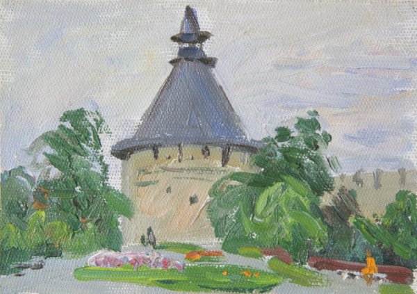 Этюд Астраханского Кремля