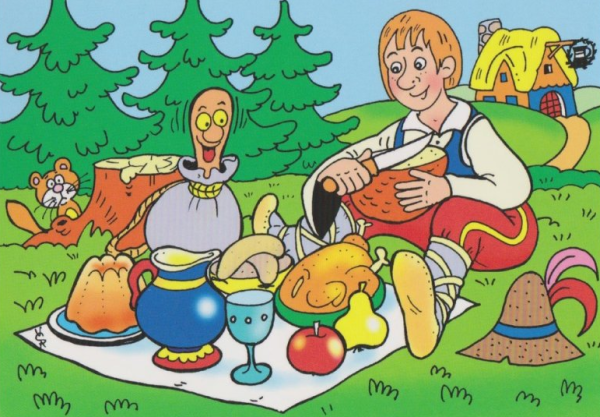 Скатерть Самобранка картина