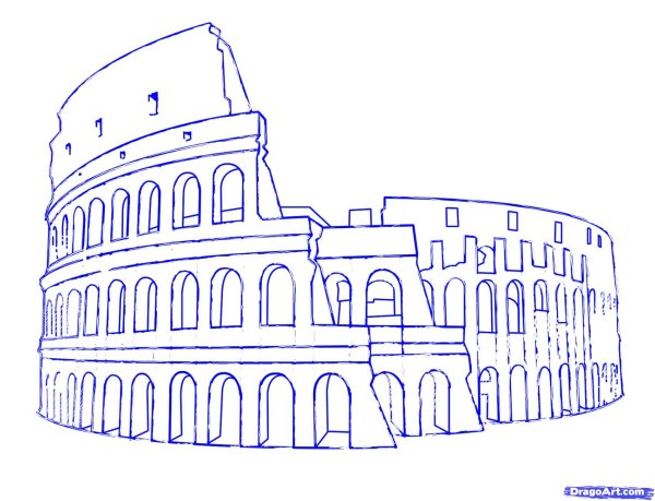 Рим Колизей вектор