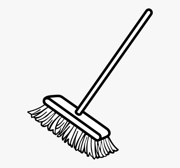 Швабра без фона