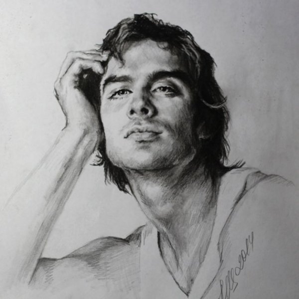 Портрет мужчины в профиль