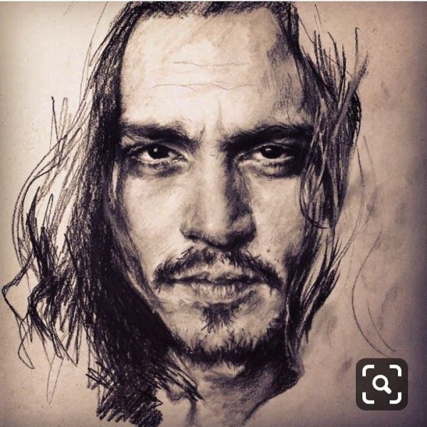 Портрет юноши карандашом