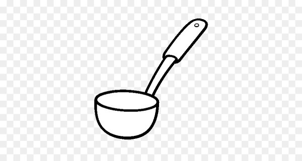 Половник раскраска для детей